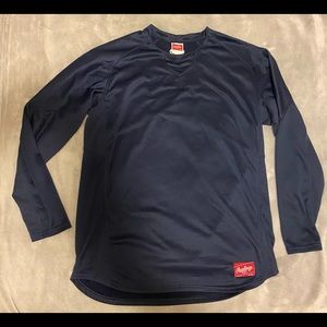 Rawlings Adult Baseball Dugout Fleece Pullover Size Large